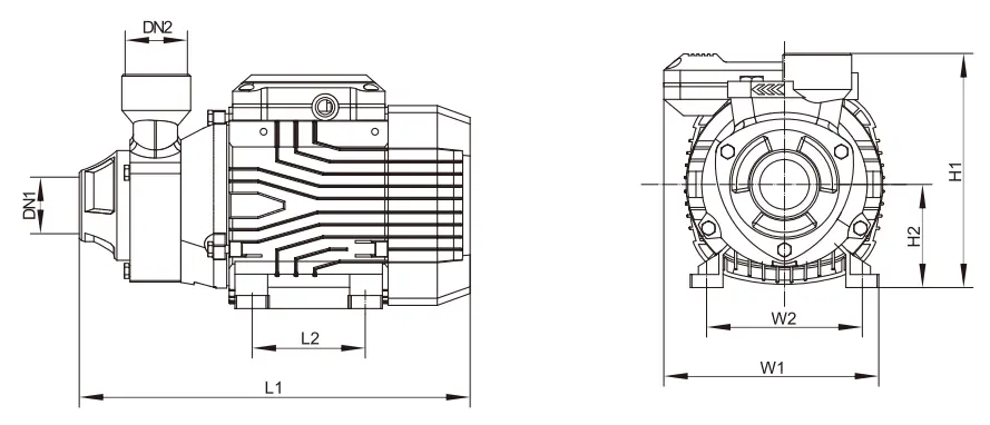 peripheral-pump-vm-yinjia-dimension drawing peripheral-pump-vm-yinjia-dimension drawing