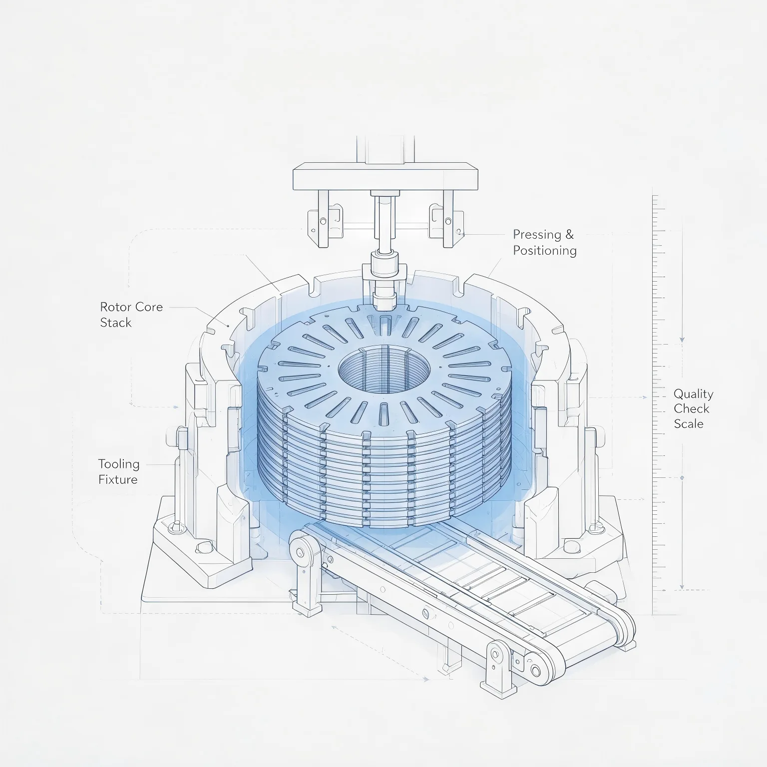 2. Rotor Stack Assembly