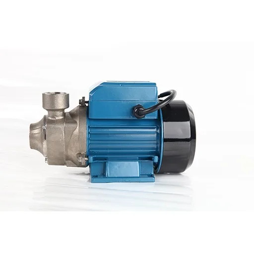 YINJIA QBS stainless steel peripheral pump side view showing pump body and motor detail