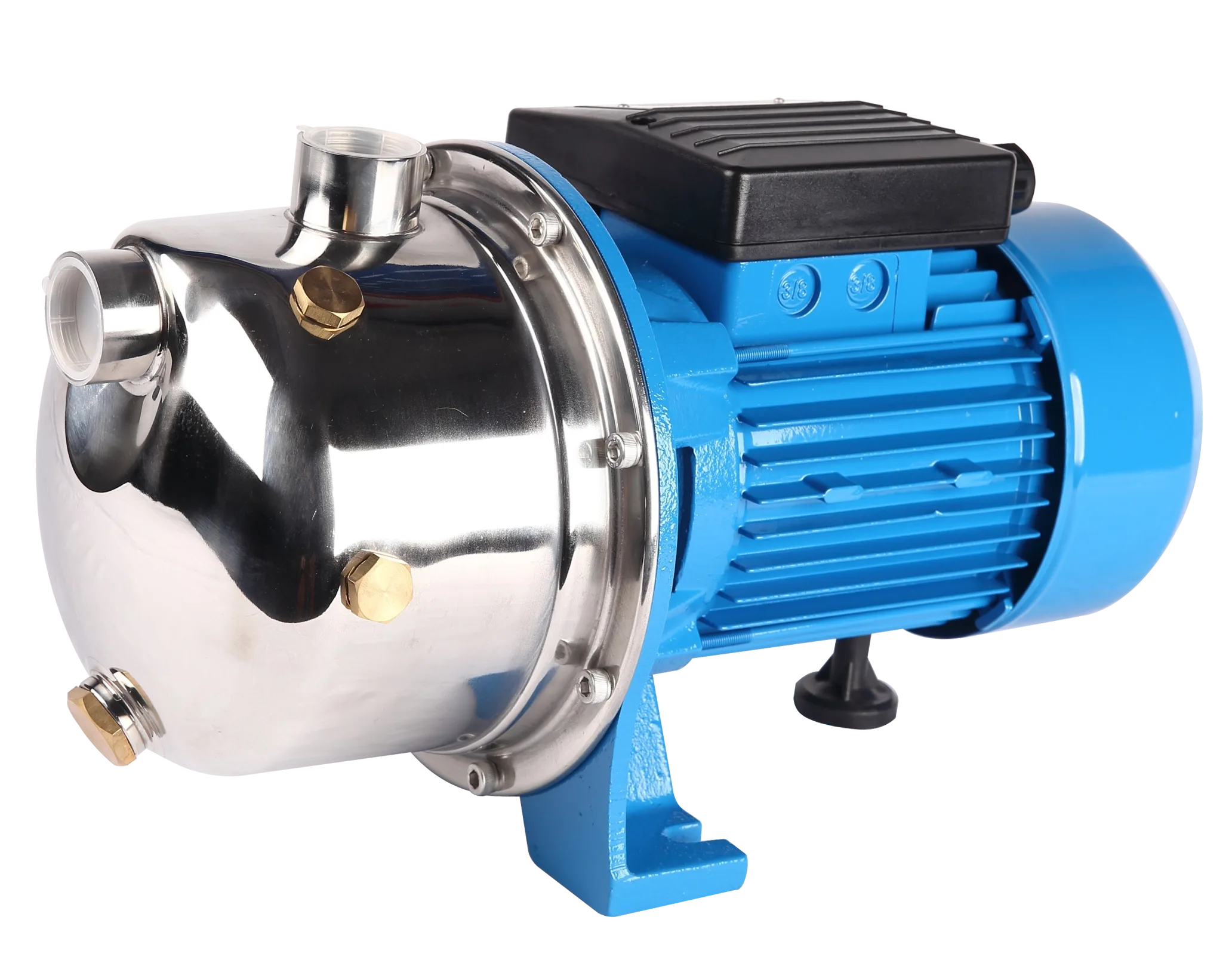 YINJIA JETS self-priming jet pump front view for clean water transfer and pressure boosting