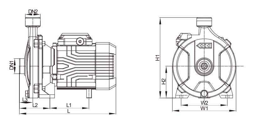 centrifugal-pump-cm-yinjia-dimension-drawing