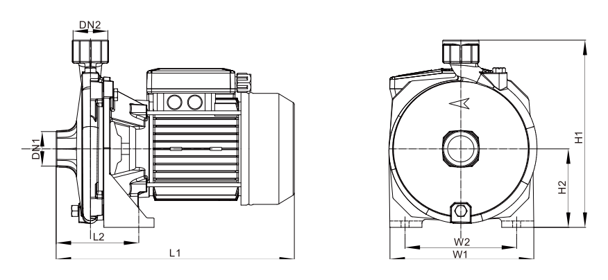 centrifugal-pump-scm-yinjia-dimension-drawing