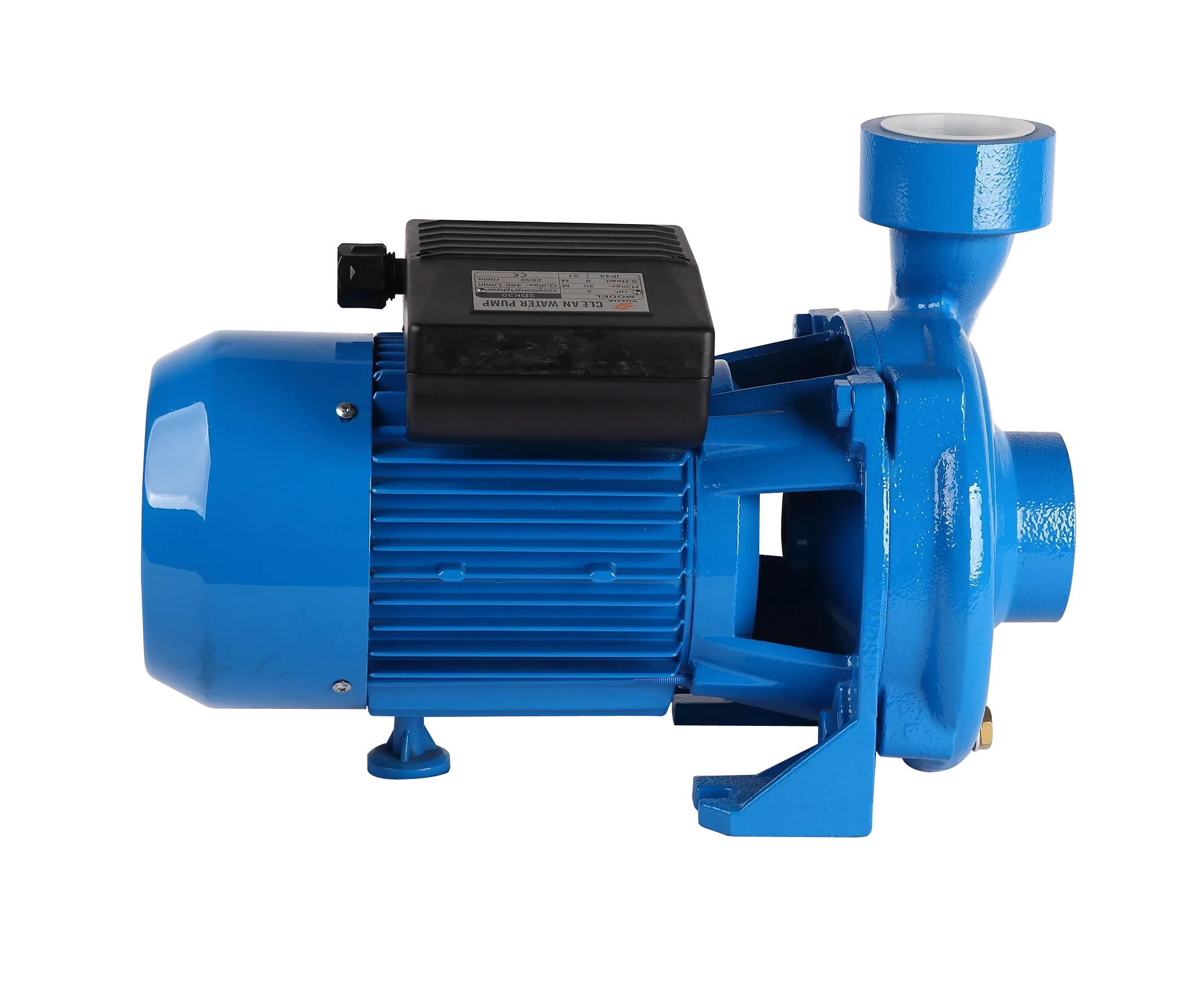 YINJIA DK centrifugal pump side view showing pump body and motor detail