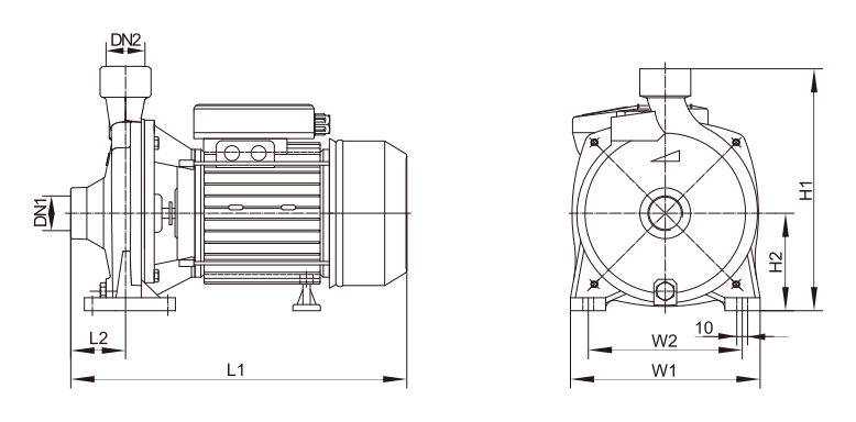 centrifugal-pump-cpm-yinjia-dimension-drawing