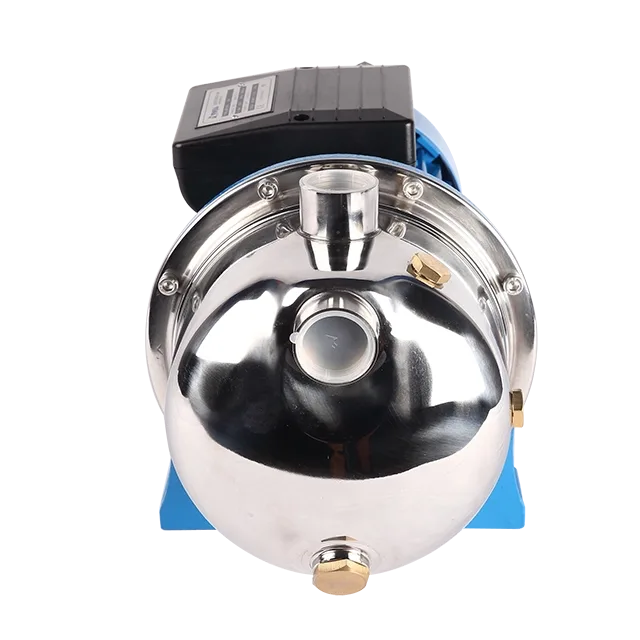 YINJIA JETS self-priming jet pump side view showing pump body and motor detail